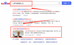 長春市*萬科技有限公司整站優(yōu)化排名效果展示