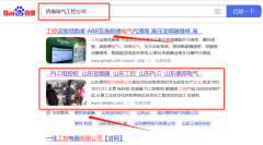 山東德*電氣有限公司百度排名保證在首頁(yè)效果