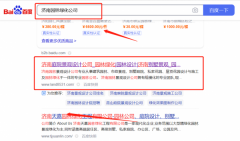 濟南*林景觀設(shè)計公司新站排名到首頁按天扣費